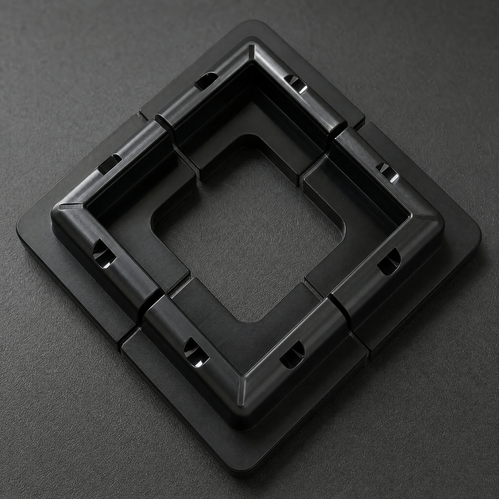4 Pieces Solar Panel Corner Mounting Bracket Lightweight ABS Solar Panel Corner Mount Easy to Install Universal