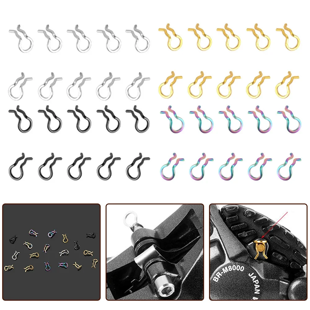 10Pcs Bike Brake Pa… - image
