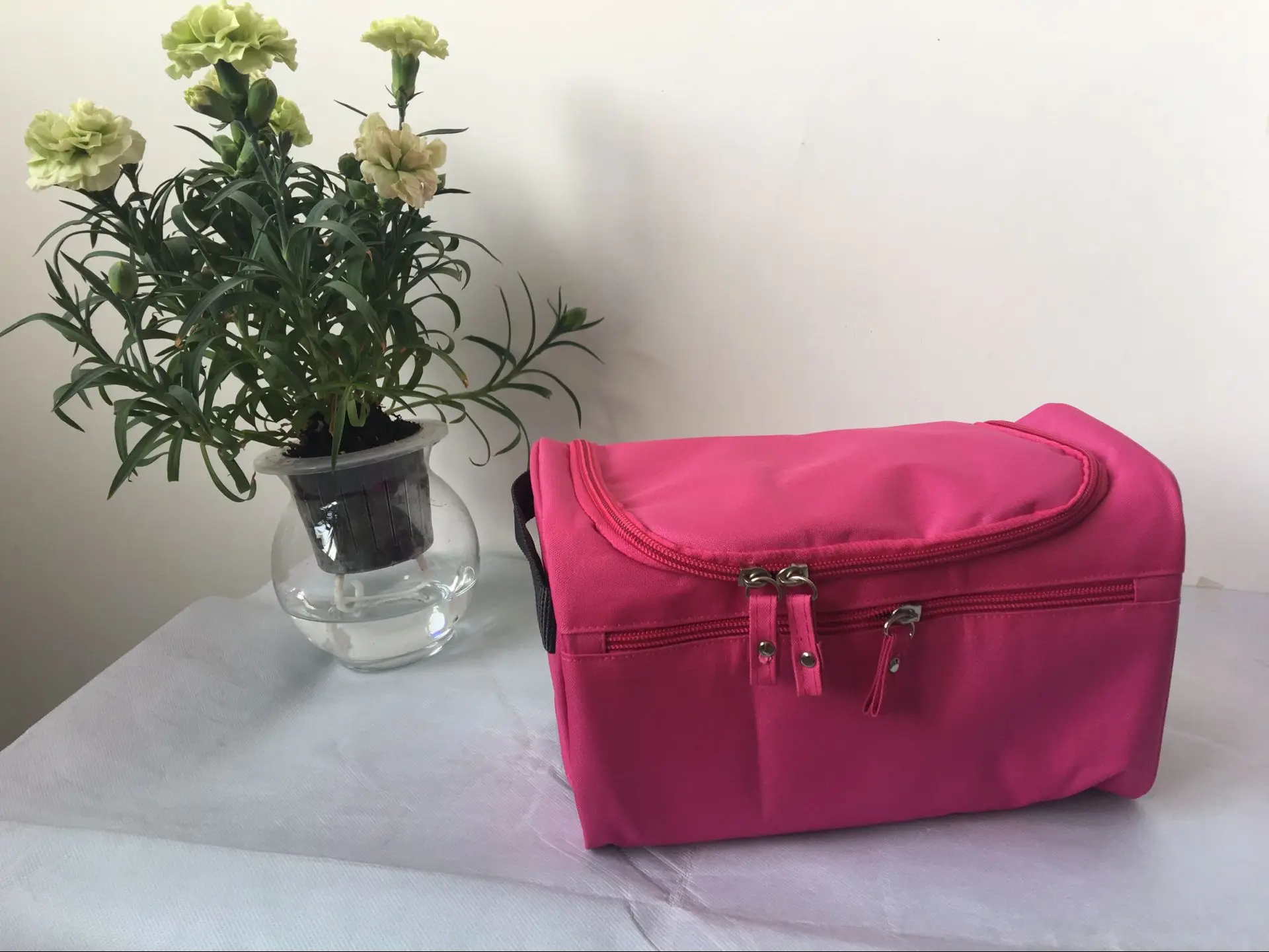 Zipper Polyester Männer Business Tragbare Lagerung Tasche Toilettenartikel Organizer Frauen Reise Kosmetik Tasche Hängen Wasserdichte Waschen Beutel – Detail 15
