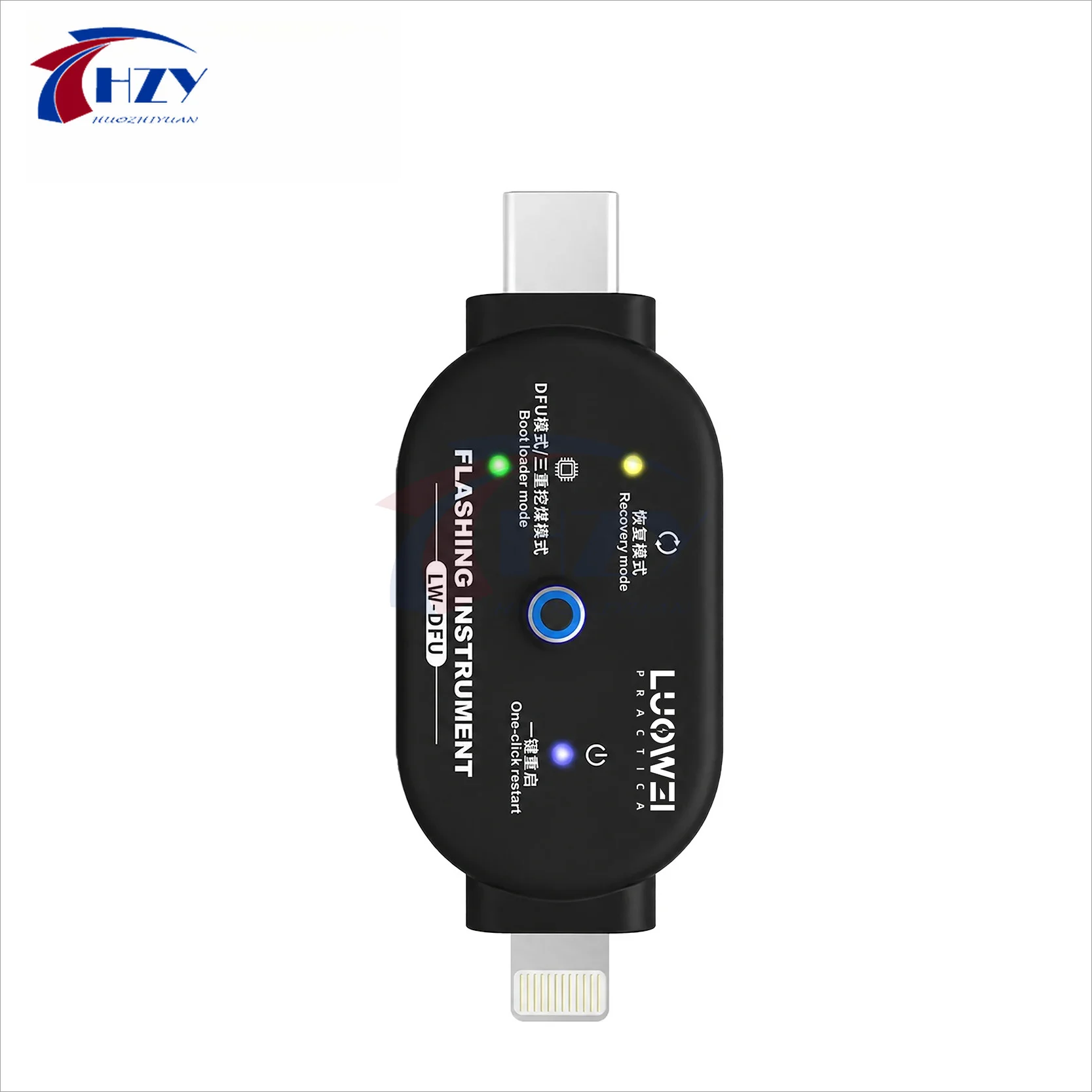 LUOWEI One-Click DFU Flashing Tool Restart/DFU Mode/Flashing/Restart Recovery for IP Android System Flash Phone Repair
