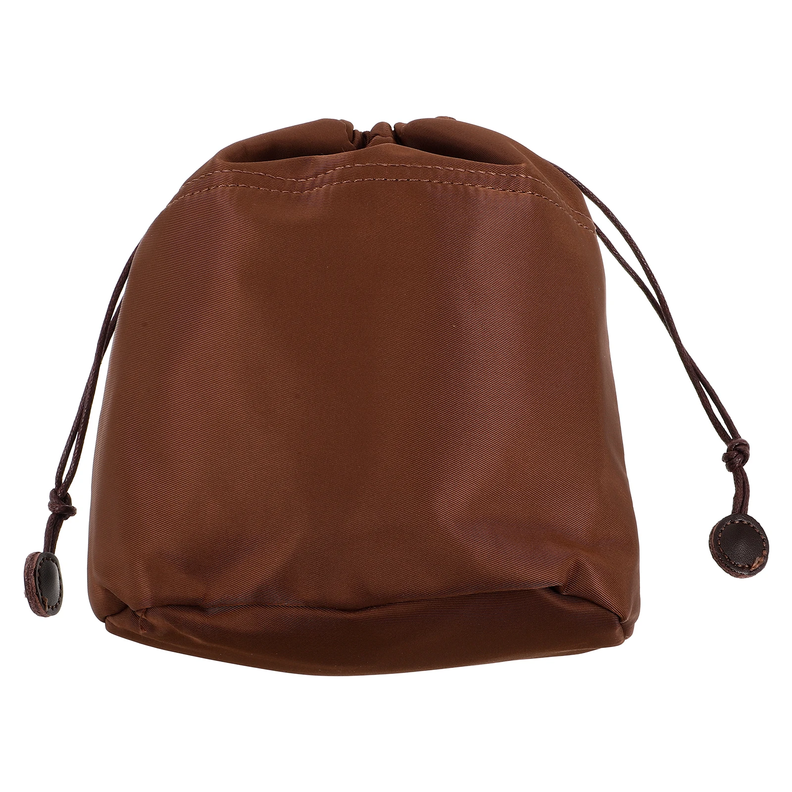 

Mini Bucket Bag Insert Organizer Brown Small Purse Insert for Crossbody Shoulder Tote Drawstring Bag Keep Handbag Tidy and Neat