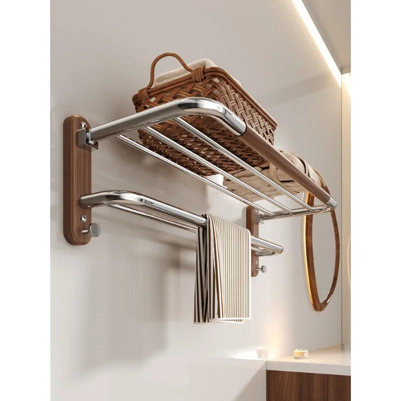 

Towel rack Toilet non-punching stainless steel bathroom Toilet rack Storage towel rack