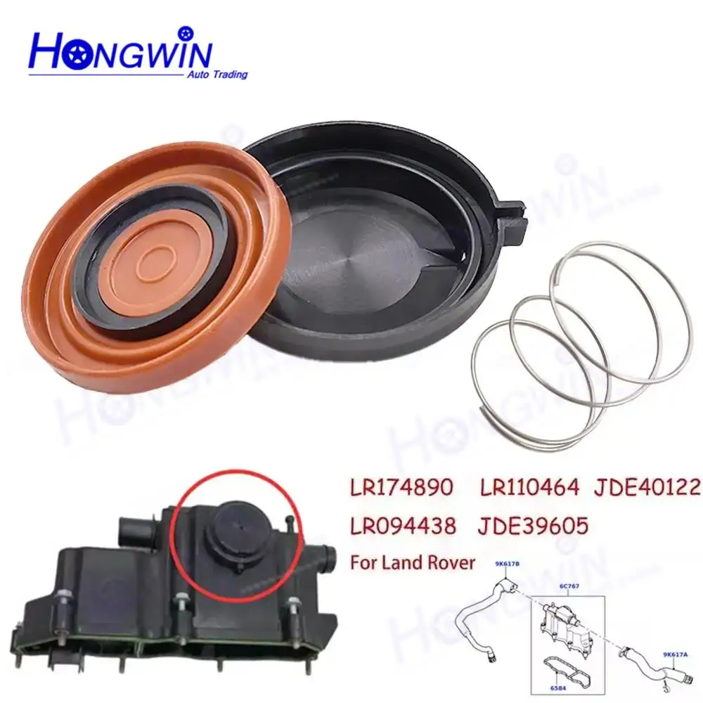 1PC Crank Case Vent Valve Cover Diaphragm Cap Repair Kit For Land Rover Discovery Sport Evoque 2.0L LR097985 LR174890