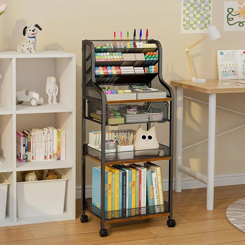 Large Multi-level Salon Trolley Lockable Drawer Versatile Salon Trolley Storage Commercial Furniture ZY40TC