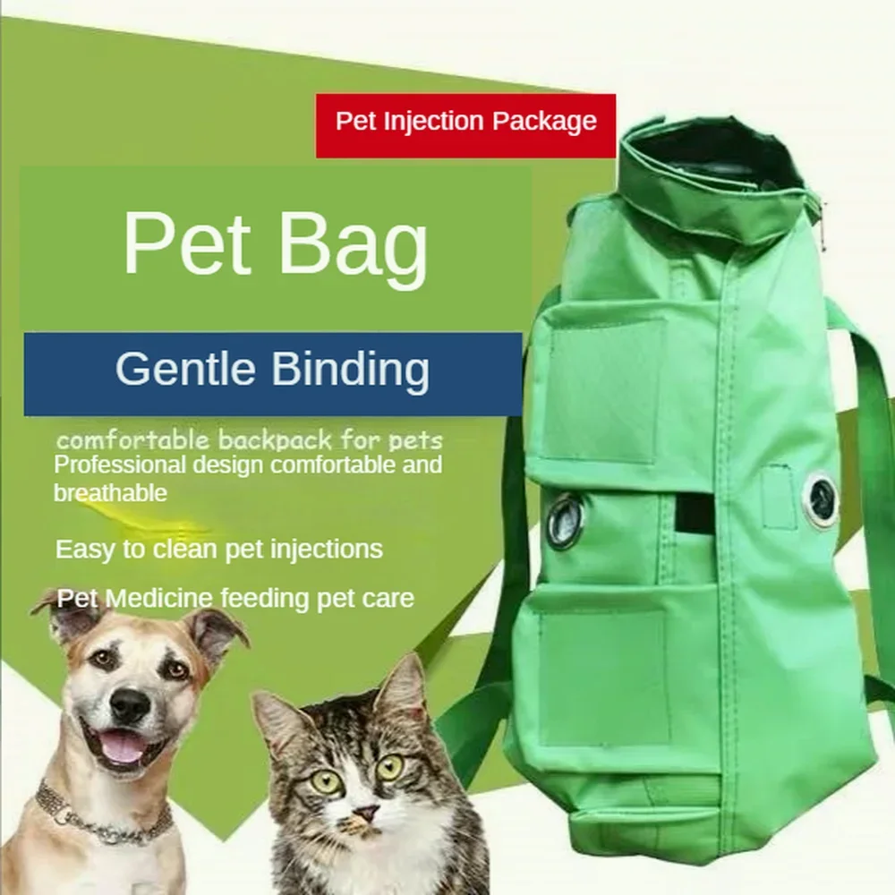 

Cat Bag Health Care Hospital Soft Cat Carrier Bag for Cleaning Ear Trimming Nail Injection and Feeding Medicine Comfort Pet Bag