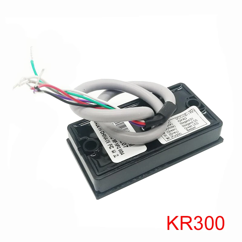 Imagem -05 - Wiegand 26 34 Rfid 125khz ic 13.56mhz Nfc Cartão Porta Controle de Acesso Leitor Escravo Kr101e Kr101m Kr300