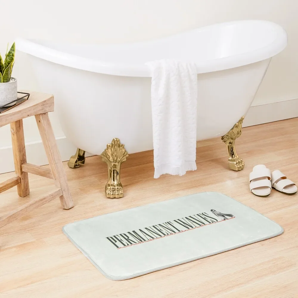 

Permanent Waves - Album Logo Bath Mat Bathroom Supplies Non-Slip Bathroom Bathroom Accessory Mat
