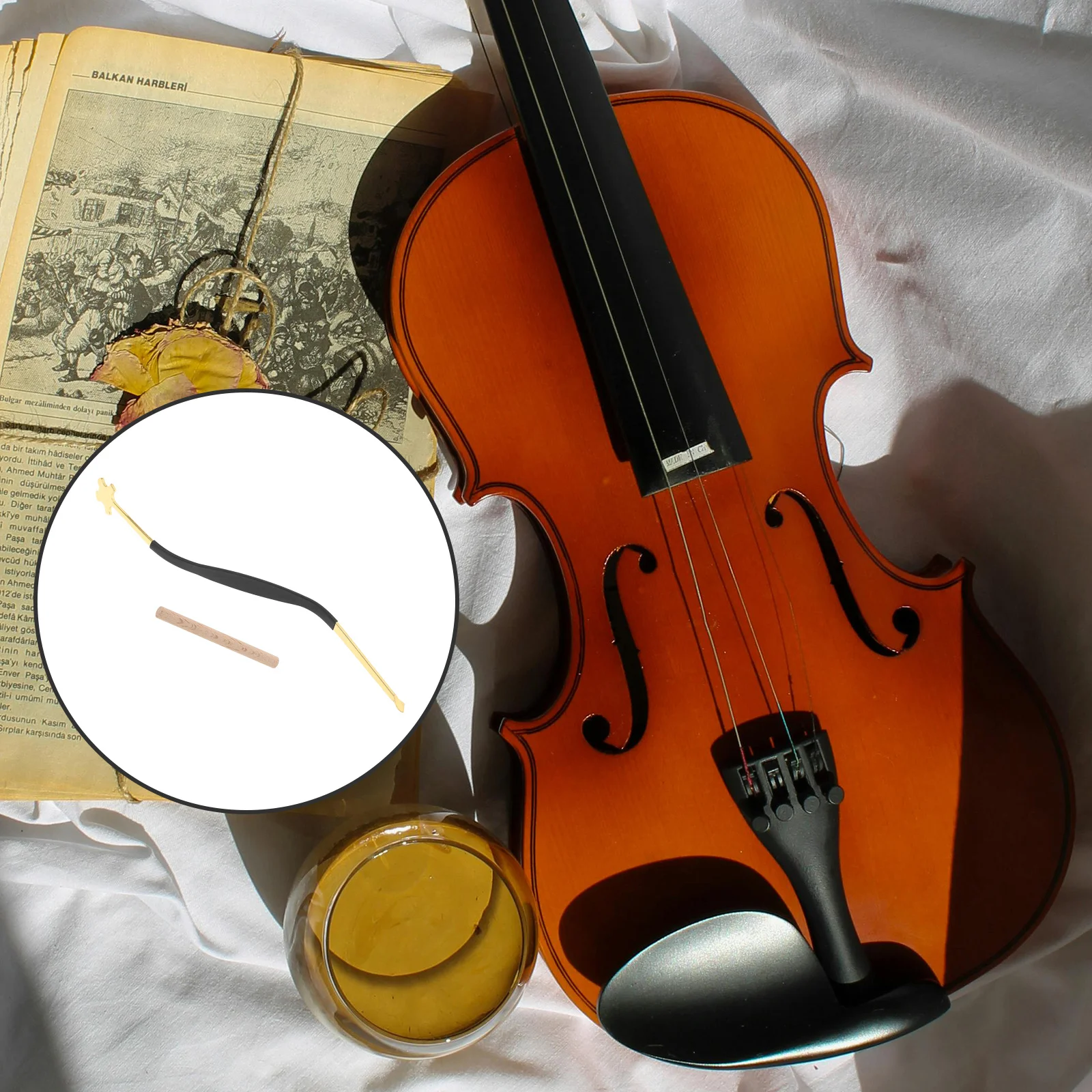 

2Pcs Violin Sound Post Setter Tool Kit Ergonomic Handle Precise Install Adjust Repair Cello Viola String Instrument Accessories