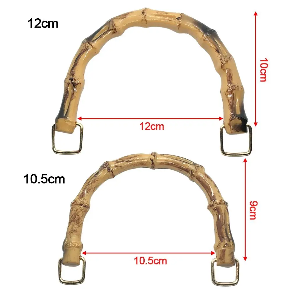 Nuevos accesorios para bolsos desmontables con hebilla, asa para bolso, asas para bolso de bambú, asas para bolso de bambú, correa para bolso de hombro