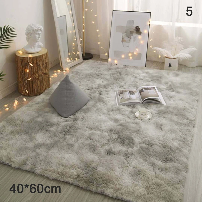 Dicken Teppich für Wohnzimmer Plüsch Teppich Kinder Bett Zimmer Flauschigen Boden Teppiche Fenster Nacht Weiche Samt Matte Moderne Hause decor Teppiche