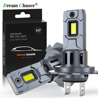 Dream Chaser H7 LED Headlight Bulb Mini Wireless 60W 20000LM 6500K for Car Headlamp Auto Diode Lamps H7 Turbo Led 12V Automobile