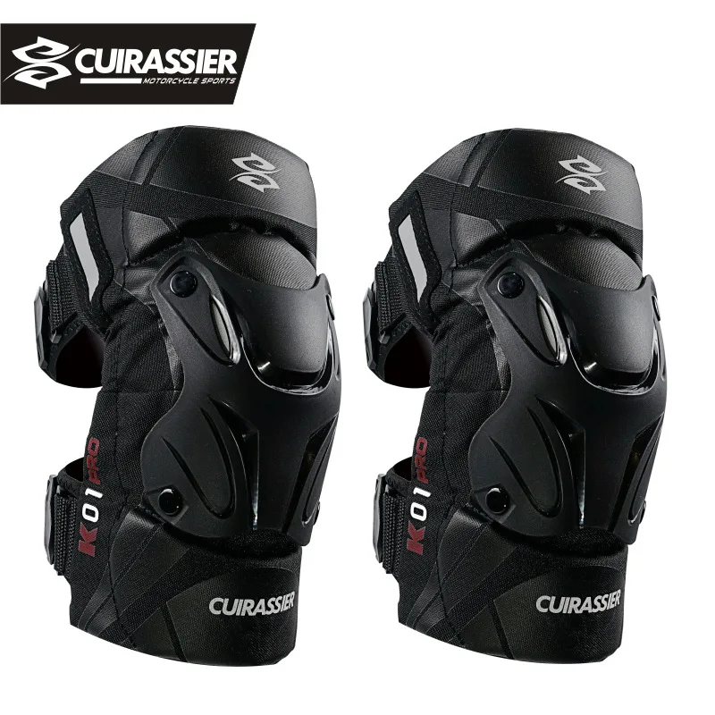 Motorcycle safety protective knee pads, off-road riding sports leg guards for motorcyclists