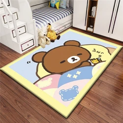 Rilakkuma Cute Carpet,decoration Living room Bedroom floor mat Kitchen mat Bedroom Mat,bedroom decor birthday gift anime rug