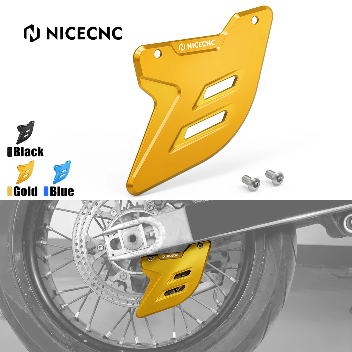 

NiceCNC For Suzuki 2005-2024 DRZ400SM DRZ 400SM DR-Z 400 SM Motorcycle Rear Brake Disc Guard Cover Protector Aluminum 2023 2022