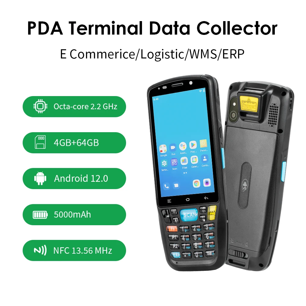 Hot sale Effon TA26 Android 12.0 4.0 Inch 64G Handheld Data Terminal with 2D Barcode Scanner NFC RFID for Retail & Logistics