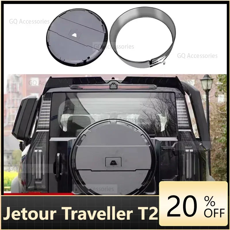 

Fit for cherry Jetour Traveller T2 Car Full-size Rear Spare Tire Cover 8AT Off-road Spare Tire Cover