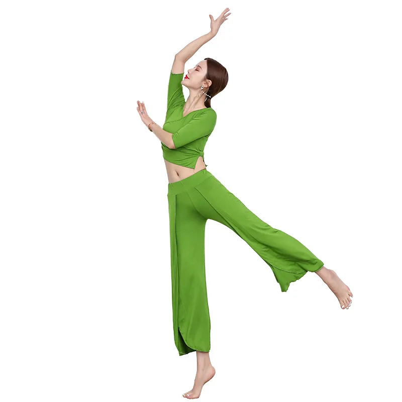 Nouveau Costume d'entraînement de danse du ventre costume de Performance Sexy costume adulte femme