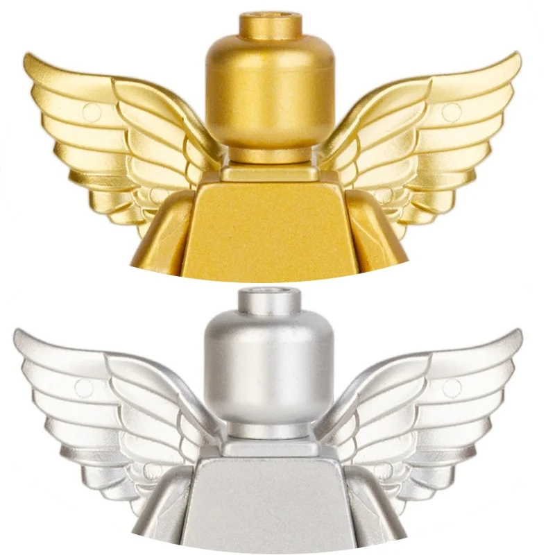 

Cromados Chrome Golden Mr Gold Plating Shiny Angel Building Brick Blocks Man All body Mini Action Figure Toys