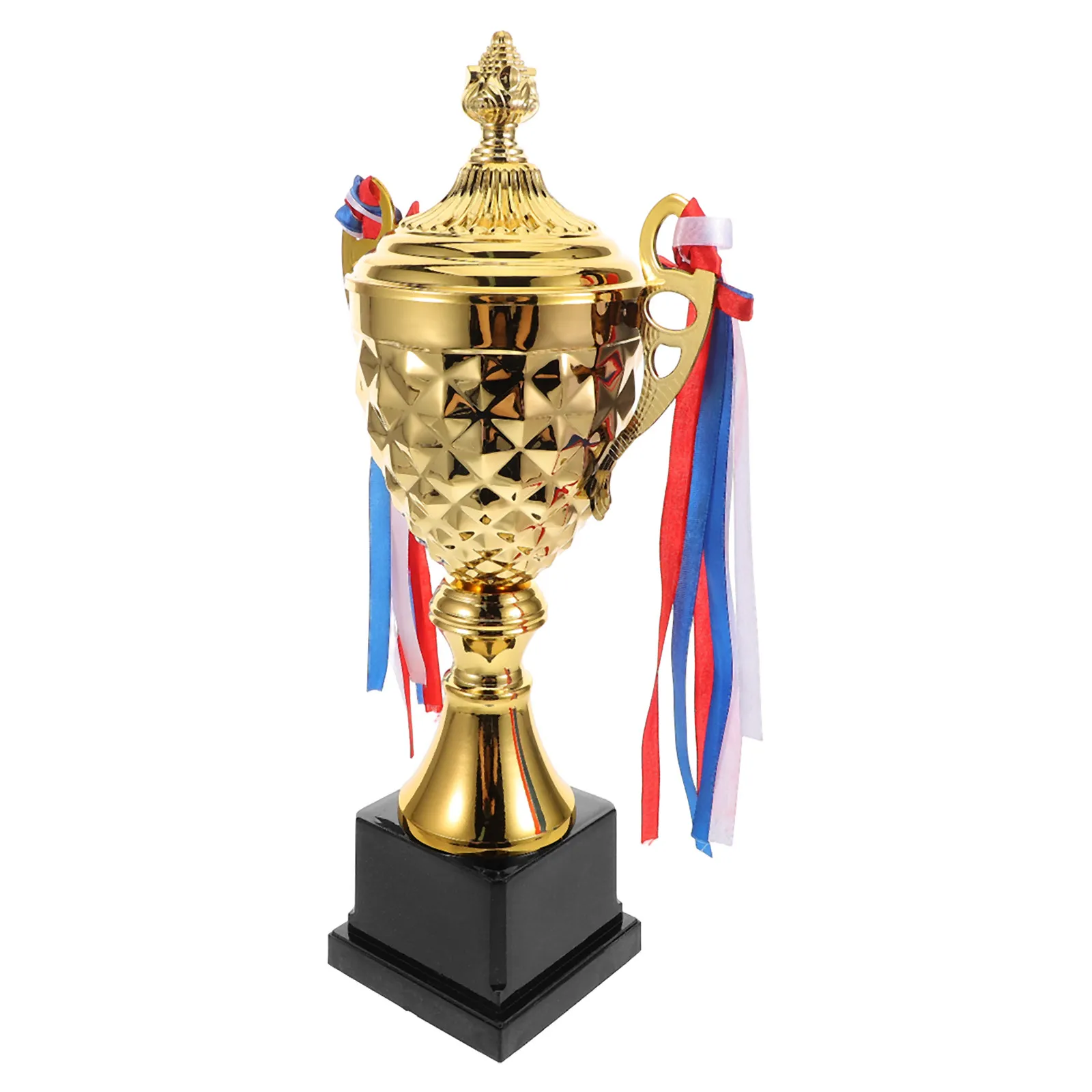 Large Metal Trophy Cup Gold Award for Sports Competitions Tournaments Basketball Soccer Wrestling Award Ceremony