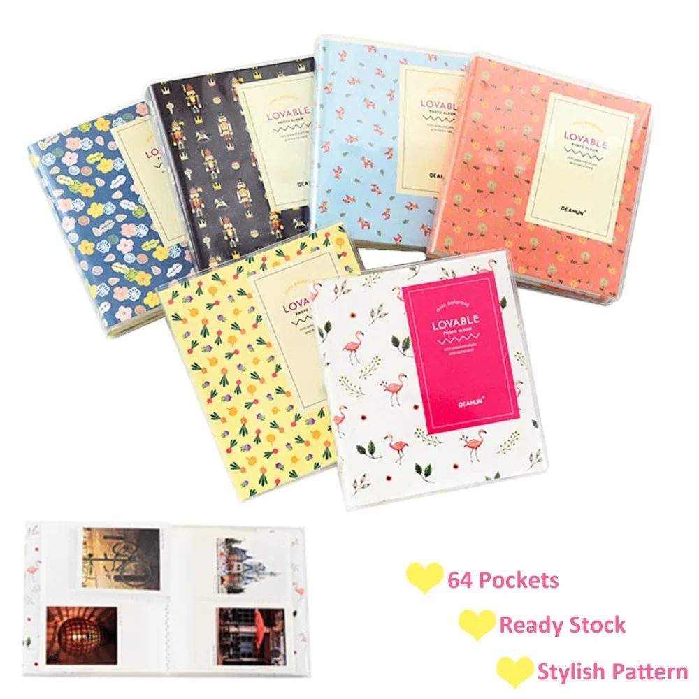 Mini album photo universel pour Fujifilm, étui photo à bobine instantanée, film Instax 7s 8, papier photo série MINI, 64 pocommuniste