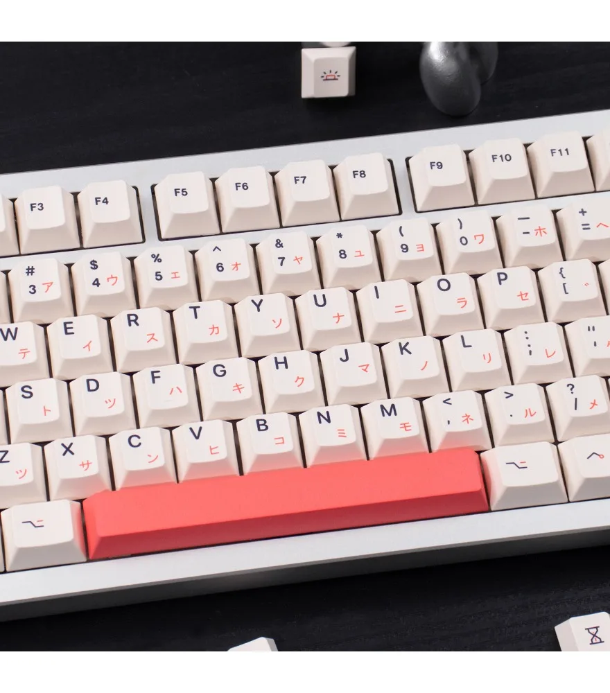Dai powder minimalist wind keycap 148 key PBT hot sublimation customized original Wooting magnetic axis mechanical keyboard