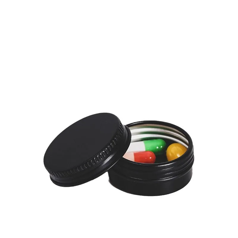 Portable Solid Color Mini Tin Box Tea Sealed Jar Packing Boxes Jewelry Candy Small Storage Can Coin Earring Headphones Gift Case