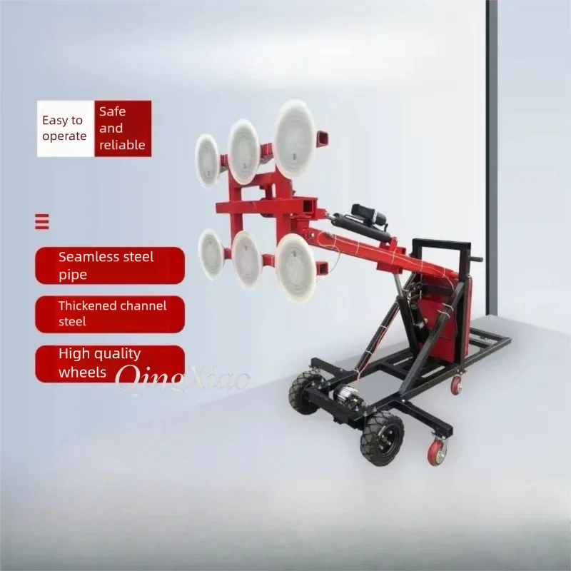 Liftable Glass Suction Vehicle For High Altitude Operation 360 Degree Rotatable Heavy Glass Lifting Installation Equipment For