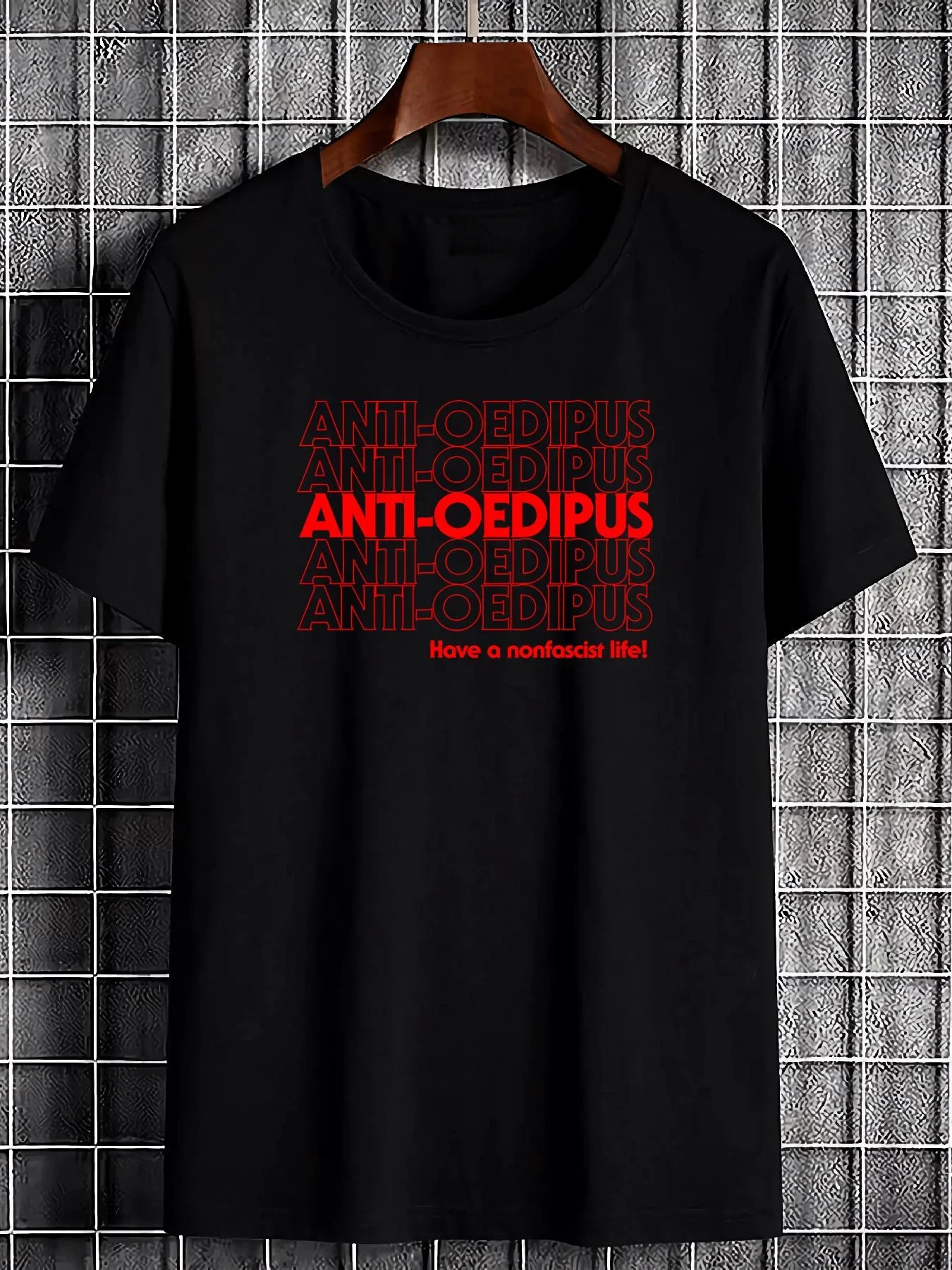 Thank You for Wearing This Stylish Unisex Streetwear T-shirt with Anti-Oedipus Deleuze and Guattari Philosophy Women's T-shirt
