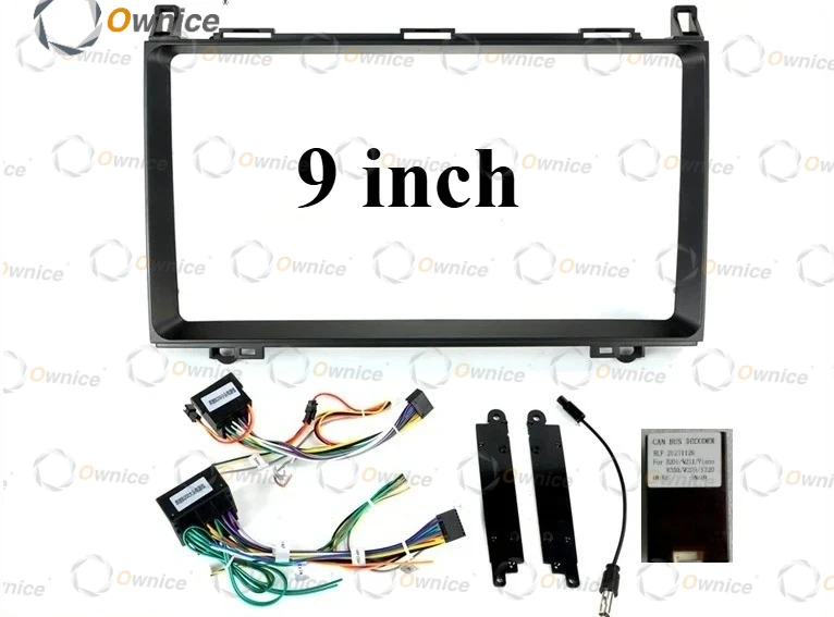 

Ownice 9" Car Radio Fascias Frame for Mercedes Benz B Class B-Class T245 2005 - 2011 Stereo Panel Harness Cable Adapter Canbus