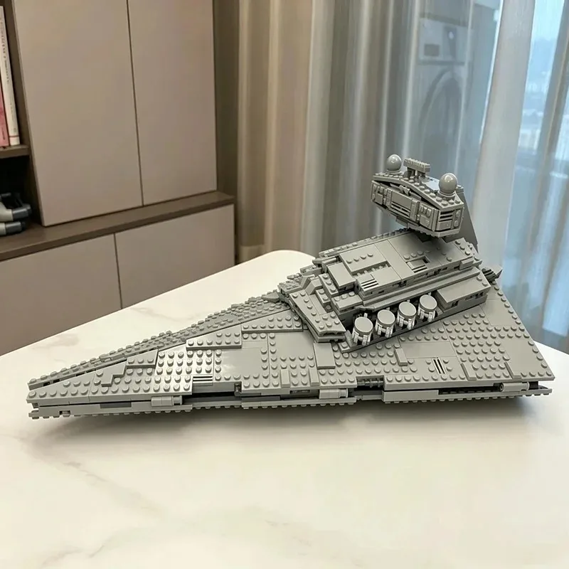2026 Space Battle Themed Imperial Star Destroyer Building Blocks Star Interstellar Conflict Spaceship Model In Stock Toys Gifts view 4