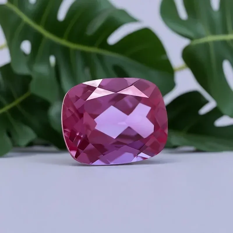 

Lab Grown Alexandrite Rectangle Cushion Cut With AGL Certificate Loose Gemstone For Jewelry Making