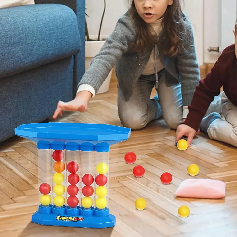 Bola saltando do divertimento para o pai e a criança, jogo interativo do enigma, jogo de mesa, 4 bolas diferentes, lazer