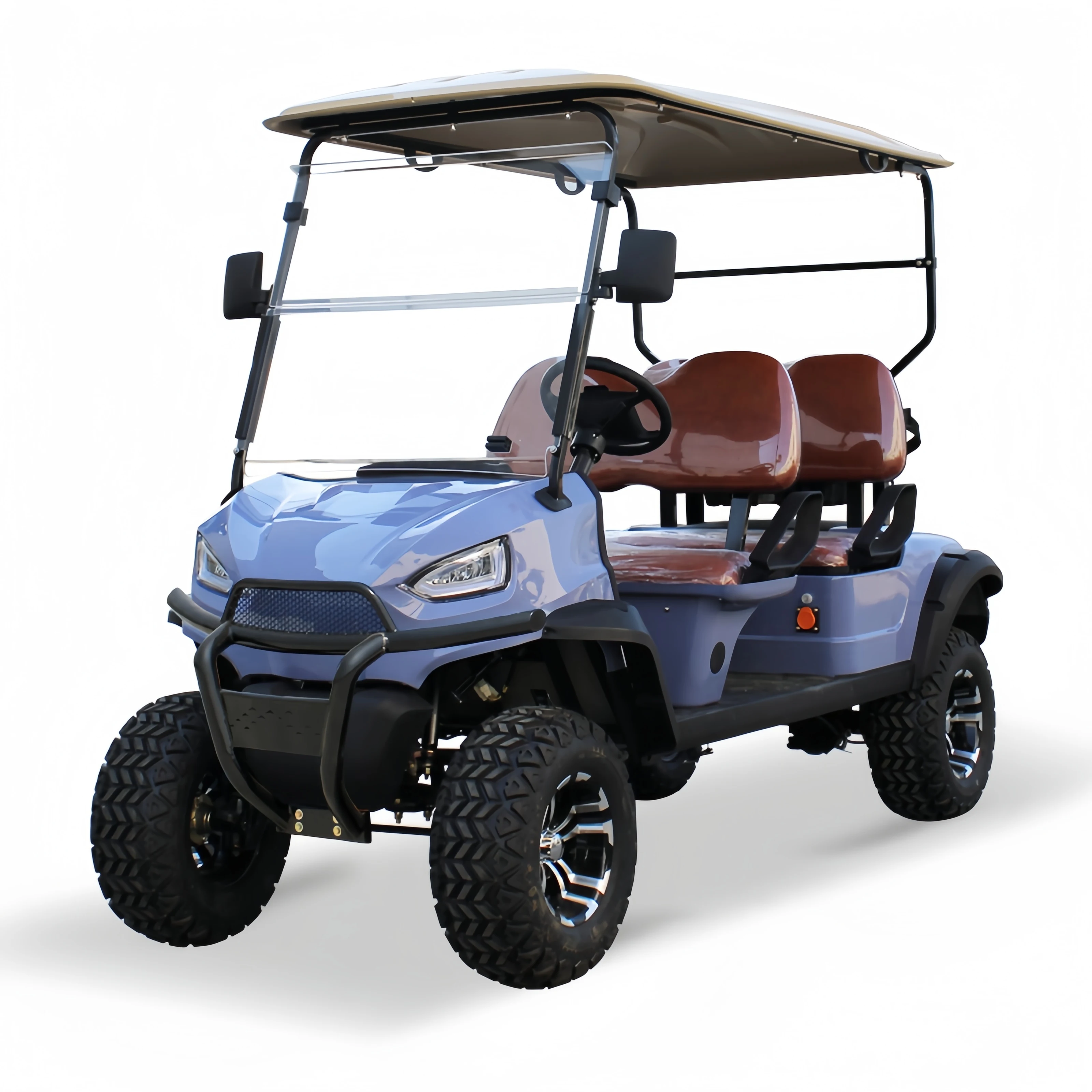 Most Popular 2+2 Seater Electric off-Road Golf Cart Adult Electric Four-Wheel Vehicle