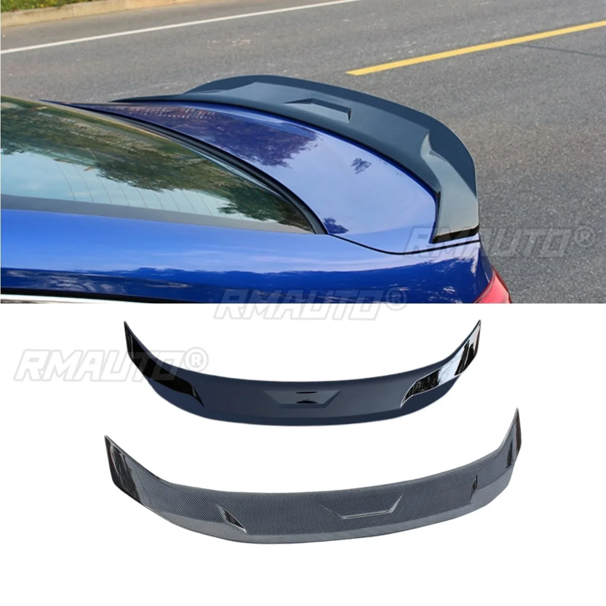 For Honda Civic 2022-2024 11th Gen Rear Trunk Spoiler Wing Rear Roof Wing Rear Trunk Spoiler Body Kit Car Accessories