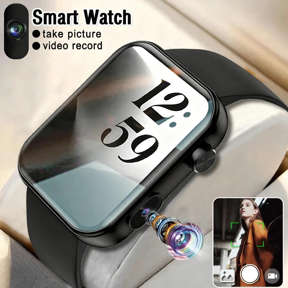 

Новые умные часы для HUA WEI с камерой, спортивный браслет с пульсометром, гарнитура TWS, локальная музыка, Bluetooth, умные часы для мужчин и женщин