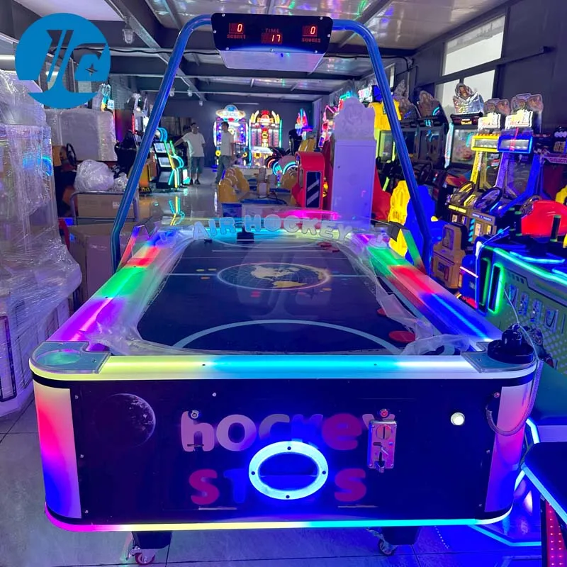 Best-Selling Coin Operated Air Hockey Interactive Shopping Arcade Game Machine Sports Interactive Air Hockey Machine