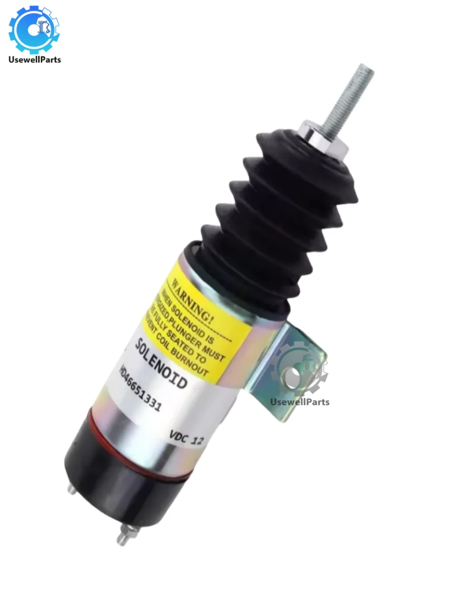 UsewellParts 51745 51745GT 2-Terminal 12V Choke Solenoid Compatible With Genie Lift GS-2668 RT GS-2669 RT GS-3268 RT GS-3369 RT