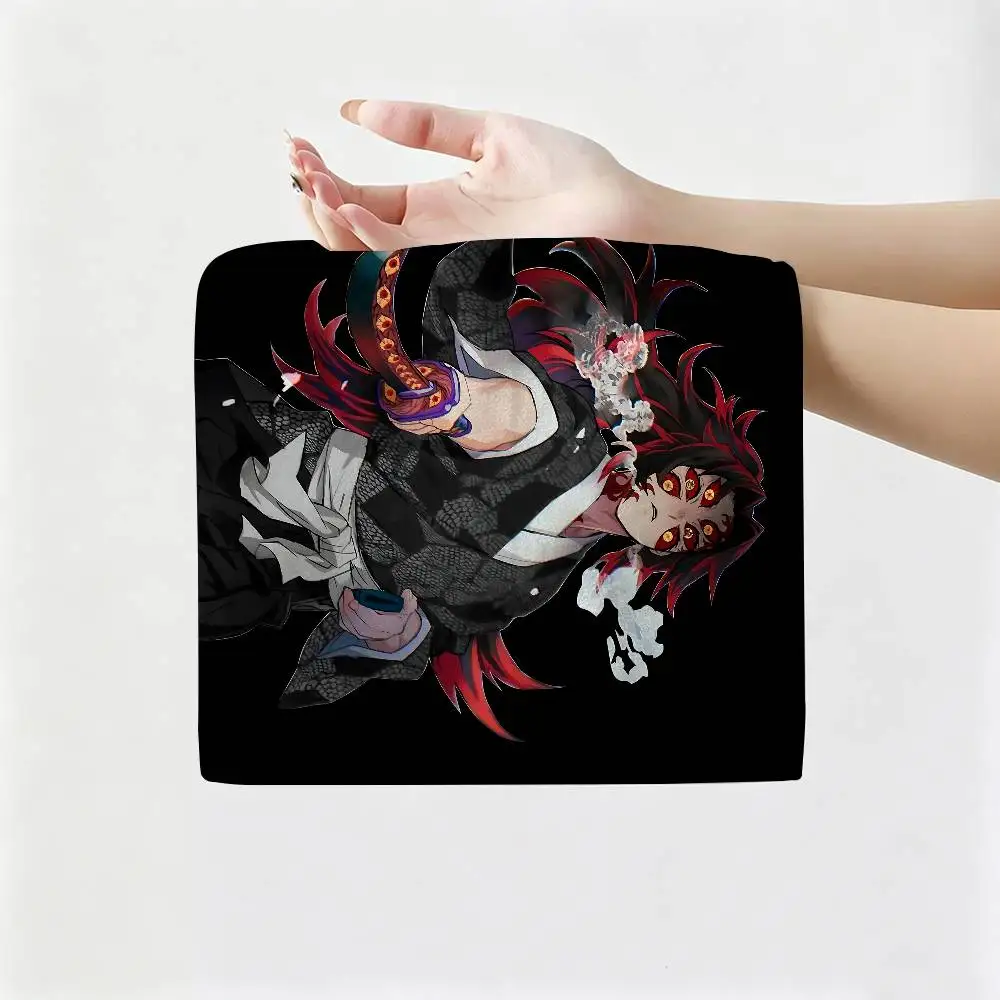 Anime Kokushibo Game Hanging Polyester Cotton Towel, Reusable Hand Wiping Cloth, Wear Resistant for Home Kitchen Sink 4