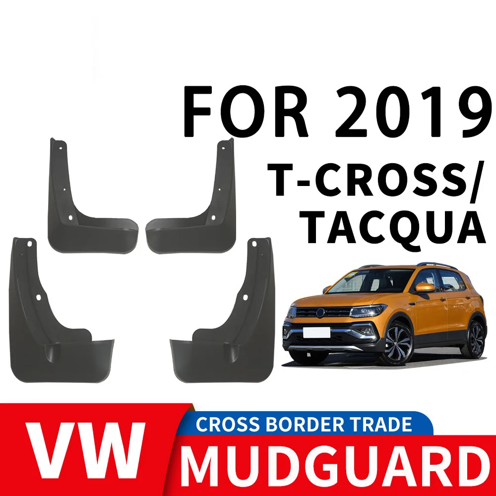 

For 2019 Volkswagen T-CROSS mudguard Mudflaps Front Rear Flares Splash Guards Cover Car Accessoie