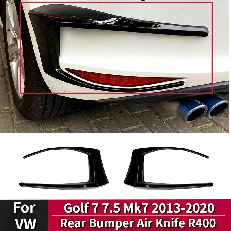 For  Vw Golf 7 7.5 Mk7 2013-2020 Car Rear Bumper Air Knife R400 Rear Exterior Modification Body Kits Auto Parts Tuning Hot sales