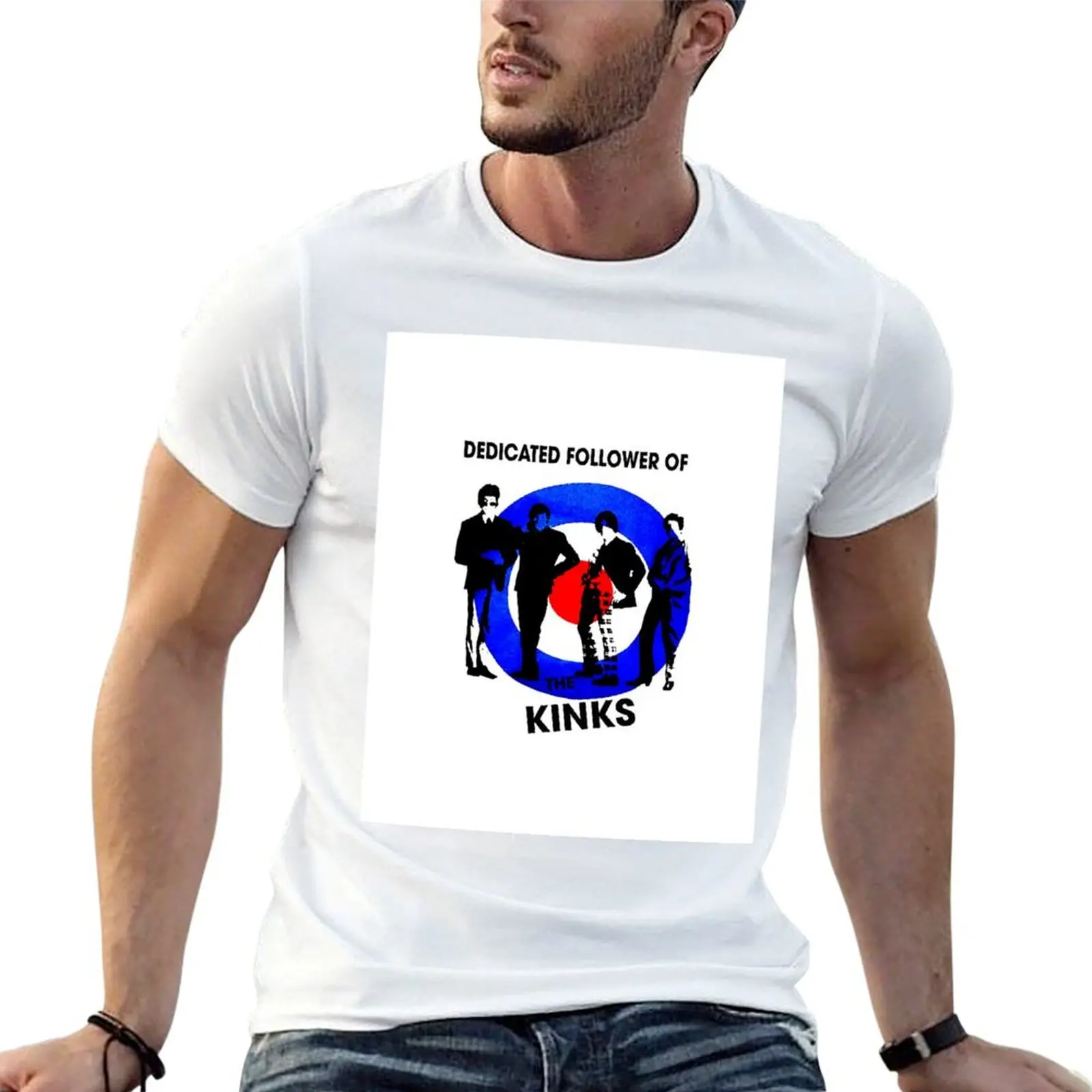 

Dedicated Follower Of The Kinks Band T-Shirt man t shirts for men casual t shirt man cotton T-Shirt