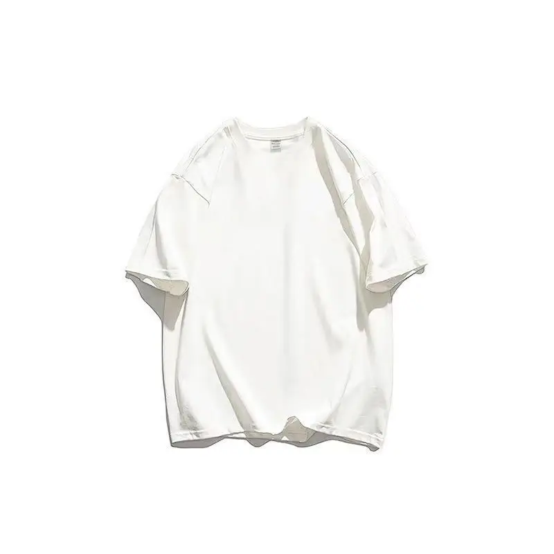 2025 Solid Color Men's Short-Sleeve T-Shirt, Summer New Style Cotton Men's Basic Short-Sleeve Tee