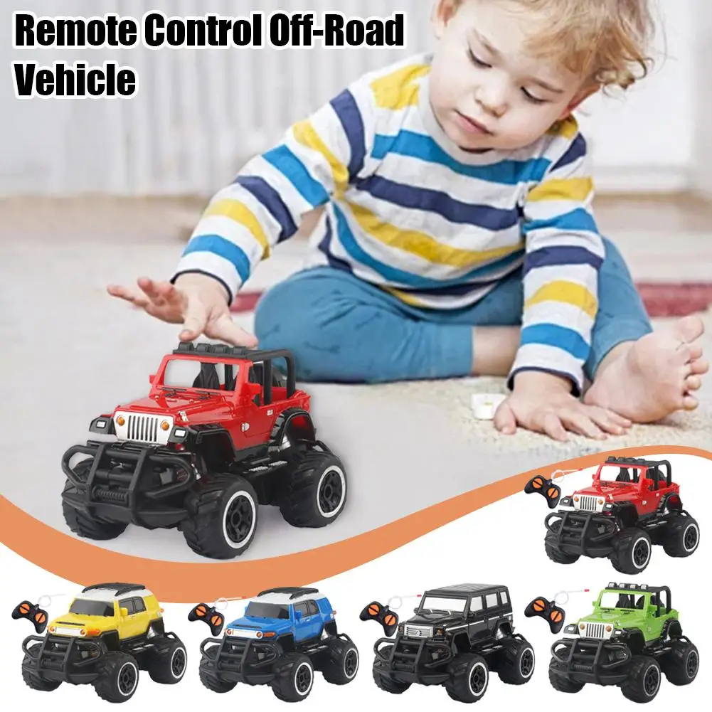 Children's Remote Control Electric Wireless Off-road Boy Control RC Model Kids Gifts Toy Cool Remote Cars Personality Vehic K6U5