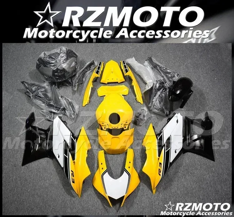 4Gifts New ABS Fairing For Fit YAMAHA YZF R3 R25 19 20 21 22 2019 2020 2021 2022 Bike Fairings Kit Bodywork Shell Custom Yellow