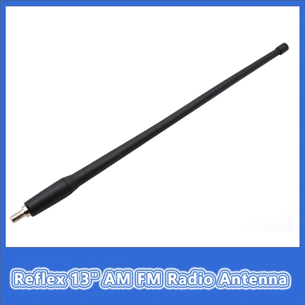 

13 Inch Rubber Antenna Car AM FM Radio Roof Antenna for Jeep Wrangler JK JL 2007-2018 Rugged Ridge