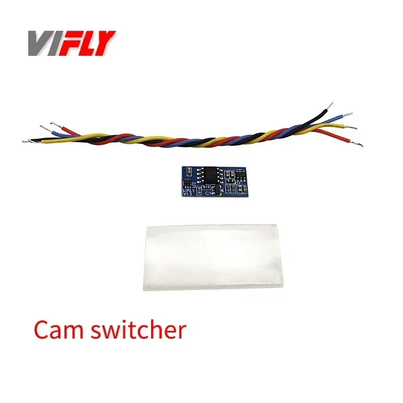 VIFLY Cam Switcher Dual FPV Camera Module No Betaflight Config Fast Switch Direct Receiver Signal for Racing Drone Airplane