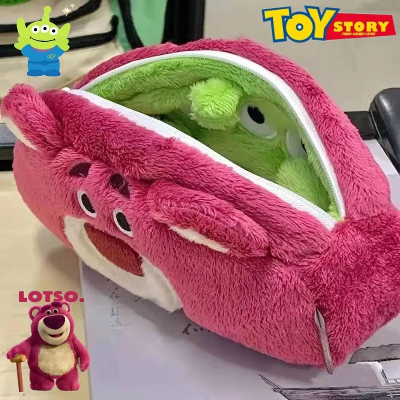 

Sweet Disney Toy Story Alien Lotso новый милый креативный мультяшный узор модный двусторонний пенал большой емкости для хранения