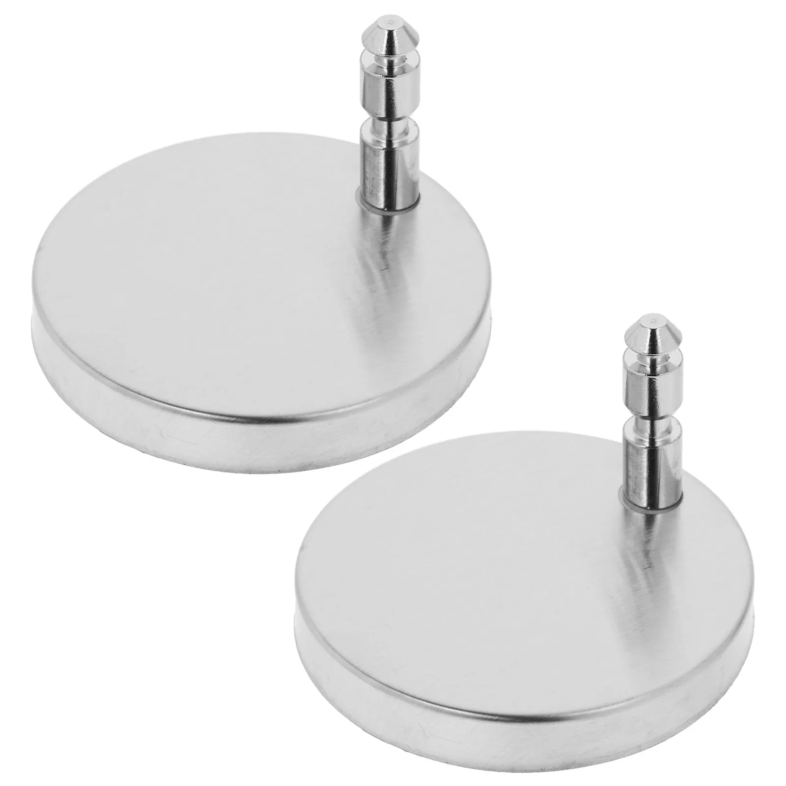 

2 Sets Toilet Seat Accessories Stainless Steel Hinges Screws 60mm A Type Durable Replacement Parts Fixing Bolt Covers