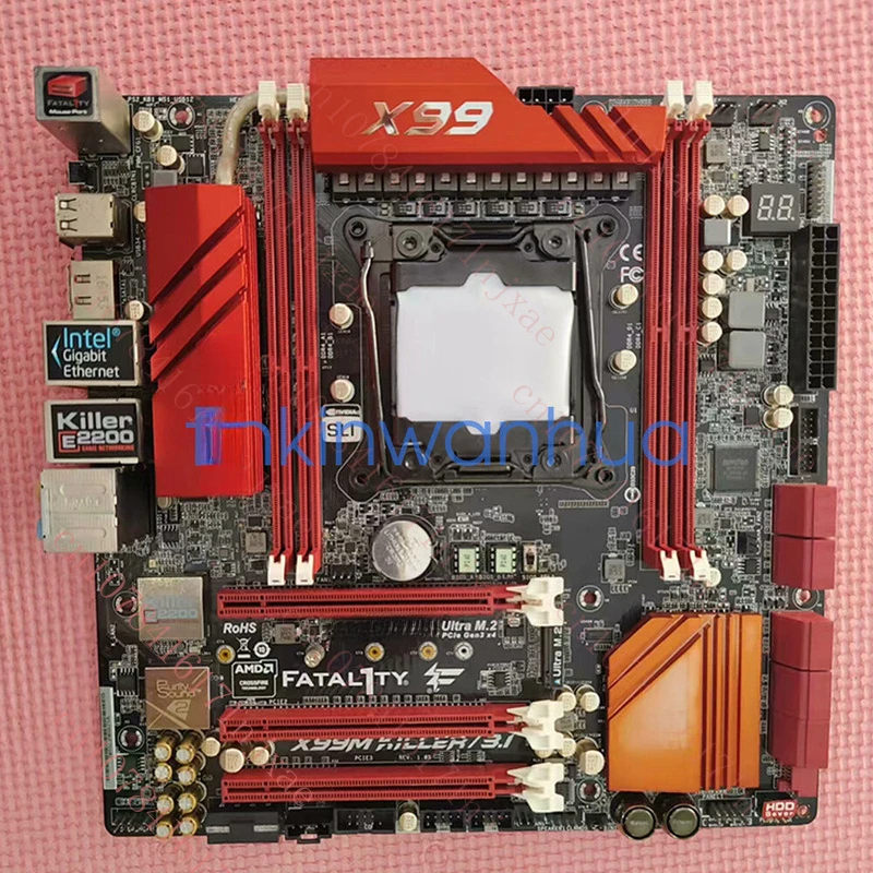 

used For ASRock X99M Killer/3.1 Motherboard LGA 2011-3 DDR4 Micro ATX .