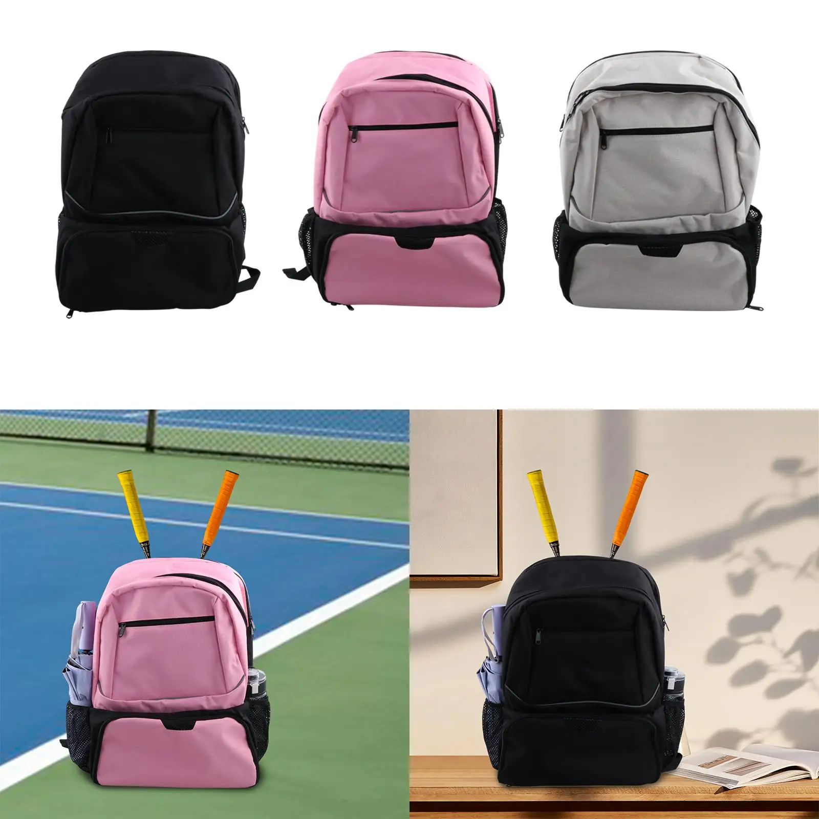 

Рюкзак для бадминтона, теннисная сумка с ремешком для очков, легкий спортивный рюкзак, сумка для пиклбола для тренажерного зала, сквоша, ракетбола, путешествий